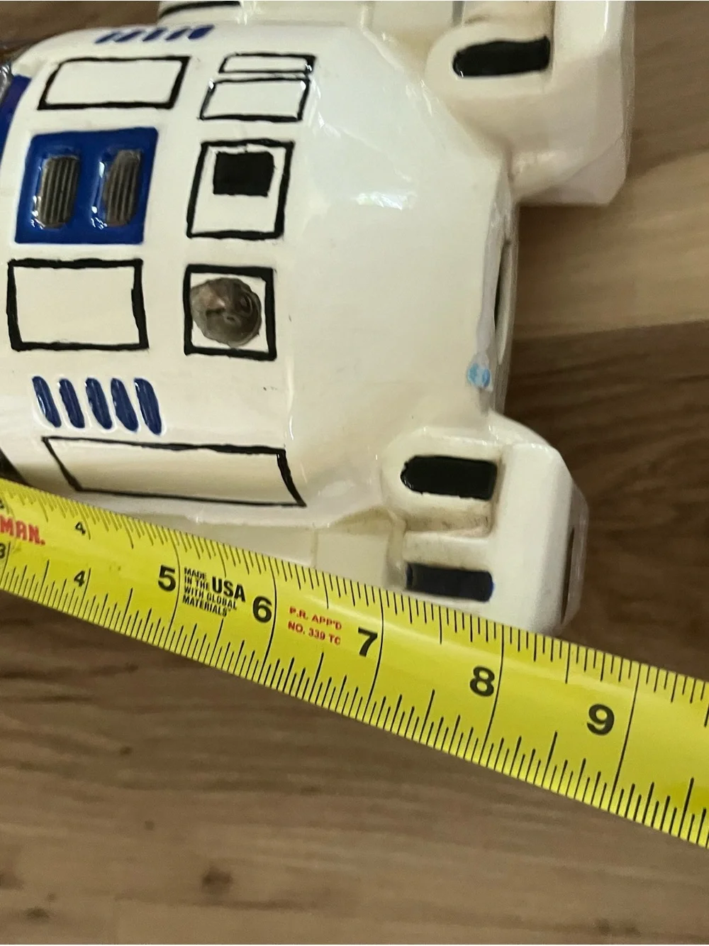 Vintage Great Plains Mold Co. STAR WARS R2-D2 Ceramic Piggy Bank Return of JEDI